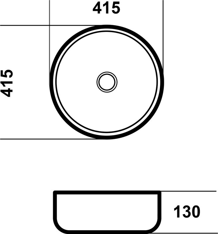 Накладная раковина Grossman Style GR-3032 42