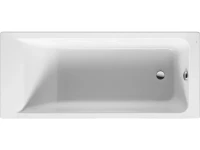 Акриловая ванна Roca Easy 170x70 см, пристенная, белая, с каркасом, со сливом-переливом