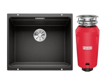 Комплект Мойка Blanco Etagon 500-U 525887 черная + Измельчитель Franke Комплект Мойка Blanco Etagon 500-U 525887 черная + Измельчитель Franke