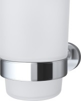 Стакан для ванной AM.PM Sense L A7434300 настенный, хром, стеклянный Стакан для ванной AM.PM Sense L A7434300 настенный, хром, стеклянный