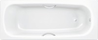 Стальная ванна BLB Universal B75HTH001 handles 170x75 см, встраиваемая, на ножках APMSTDBL1, с ручками, с шумоизоляцией