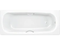 Стальная ванна BLB Universal B75HTH001 handles 170x75 см, встраиваемая, на ножках APMSTDBL1, с ручками, с шумоизоляцией