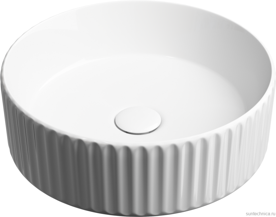 Накладная раковина Ceramicanova Element CN6057 белая глянцевая