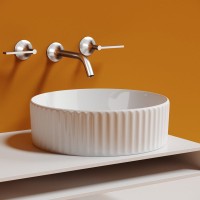 Накладная раковина Ceramicanova Element CN6057 белая глянцевая