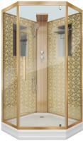 Душевая кабина Niagara Luxe NG-7717GBK золото, без крыши