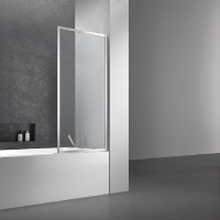 Шторка на ванну Vincea VSB-41700CL 70 см, профиль хром, стекло прозрачное