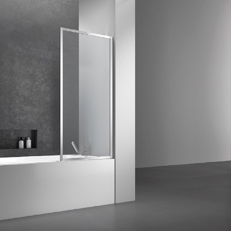 Шторка на ванну Vincea VSB-41700CL 70 см, профиль хром, стекло прозрачное
