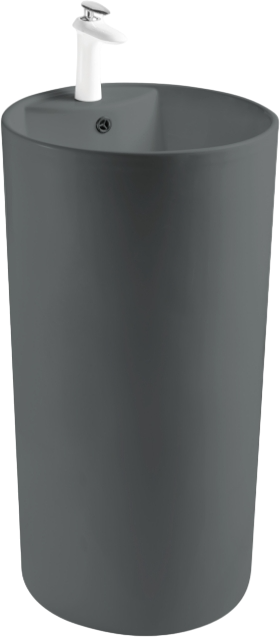 Раковина SantiLine SL-4003MG серая матовая