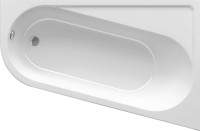 Акриловая ванна Ravak Chrome без опоры 170x105 см, угловая, правая, пристенная, белая, асимметричная