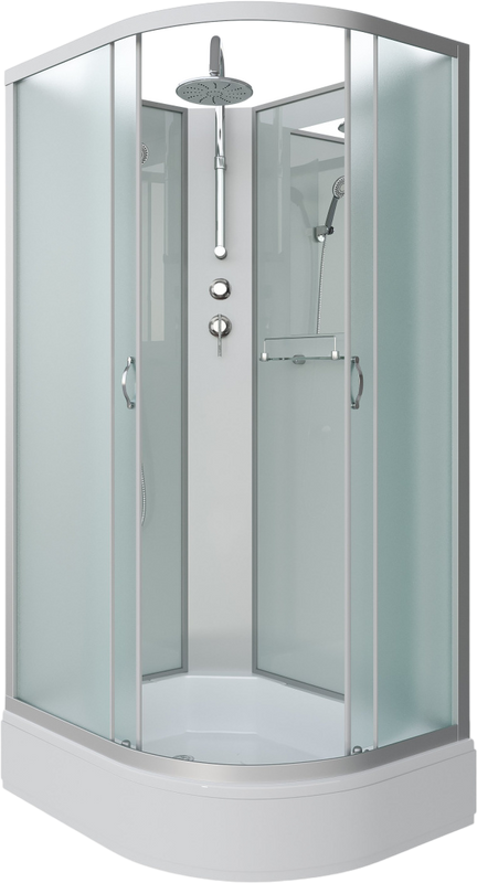 Душевая кабина Niagara Classic NG-33194-14LBKT 110х90 см, без крыши, с гидромассажем и тропическим душем