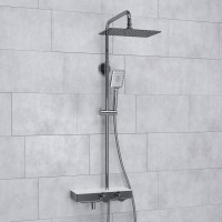 Душевая стойка Wasserkraft Aller A113.069.126.CH Thermo с термостатом, хром