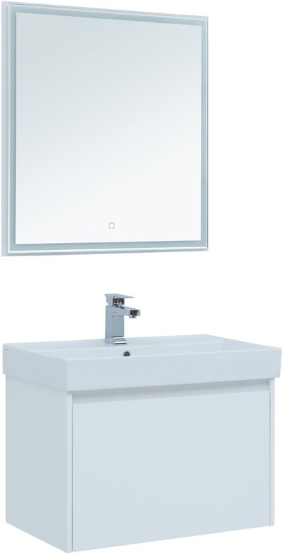 Тумба с раковиной Aquanet Nova Lite 75 1 ящик