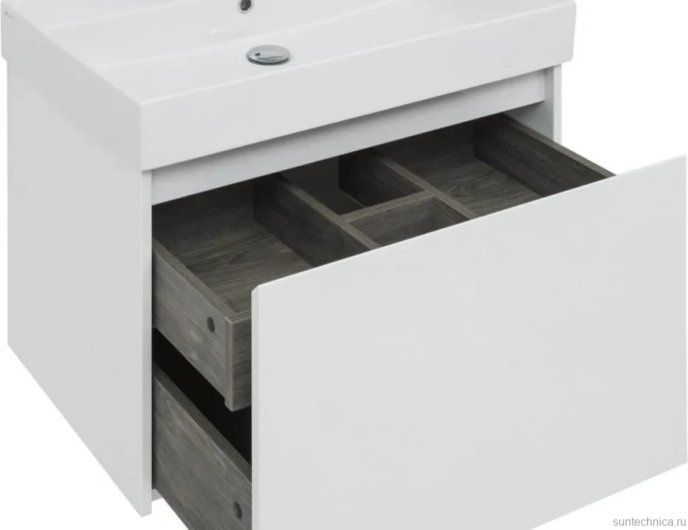 Тумба с раковиной Aquanet Nova Lite 75 1 ящик