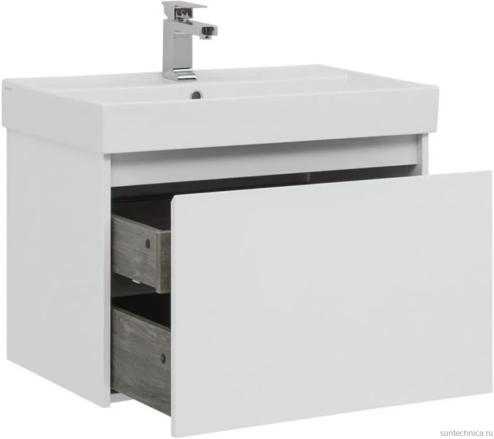 Тумба с раковиной Aquanet Nova Lite 75 1 ящик