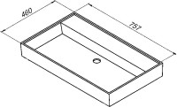 Тумба с раковиной Aquanet Nova Lite 75 1 ящик