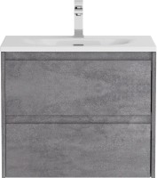 Тумба с раковиной BelBagno Kraft 39 70 cemento grigio, раковина BB-8099-3-70