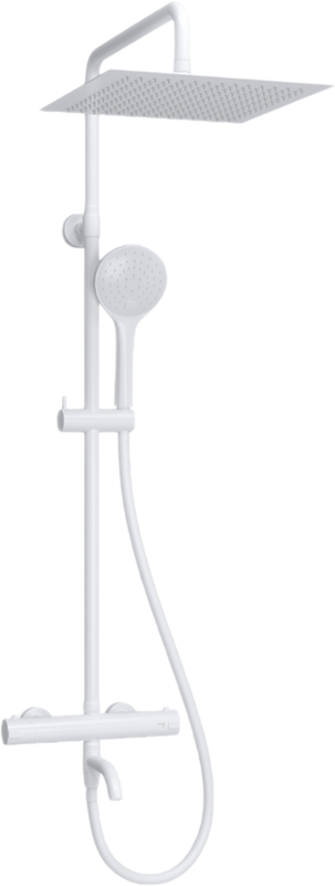 Душевая стойка Wasserkraft Mindel 8500 A188.163.155.WM Thermo с термостатом, белая