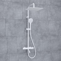 Душевая стойка Wasserkraft Mindel 8500 A188.163.155.WM Thermo с термостатом, белая