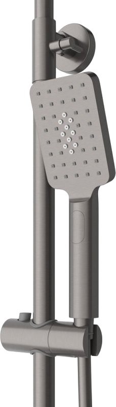 Душевая стойка Cezares Slider SLIDER-CD-GM со смесителем, оружейная сталь