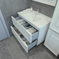 Тумба с раковиной Caprigo Ponza 90 белая Тумба с раковиной Caprigo Ponza 90 белая
