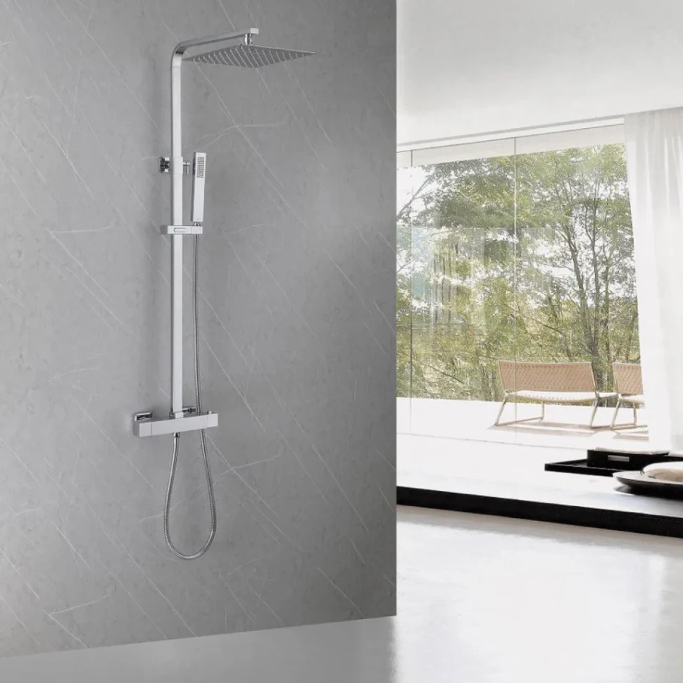 Душевая стойка Abber Daheim AF8260L хром