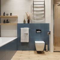 Комплект Lavinia Boho Унитаз подвесной One Compacto 3302102C + Крышка-сиденье One 33290200 с микролифтом + Инсталляция RelFix 38010010 + Кнопка RelFix 38050601 матовая черная, белая + Дозатор RelFix 38040010