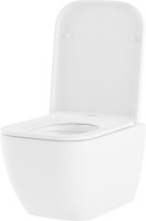 Комплект Lavinia Boho Унитаз подвесной One Compacto 3302102C + Крышка-сиденье One 33290200 с микролифтом + Инсталляция RelFix 38010010 + Кнопка RelFix 38050601 матовая черная, белая + Дозатор RelFix 38040010