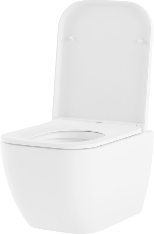 Комплект Lavinia Boho Унитаз подвесной One Compacto 3302102C + Крышка-сиденье One 33290200 с микролифтом + Инсталляция RelFix 38010010 + Кнопка RelFix 38050601 матовая черная, белая + Дозатор RelFix 38040010