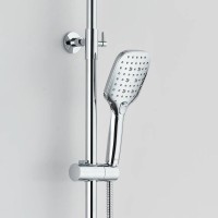 Душевая стойка BOND Cube B07-9400 с термостатом, хром