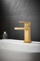 Смеситель для раковины BELZ B658 B10658-5 золото
