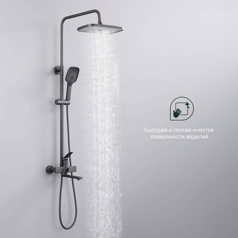 Душевая стойка Splenka S40 S40.24.07 серый