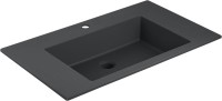 Тумба с раковиной Vincea Luka 80 2 ящика, дуб табак