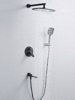 Душевая система встраиваемая Shevanik S4135H, черный