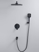 Душевая система встраиваемая Shevanik S4135H, черный