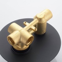 Душевая система встраиваемая Shevanik S4135H, черный