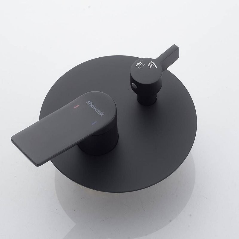 Душевая система встраиваемая Shevanik S4135H, черный