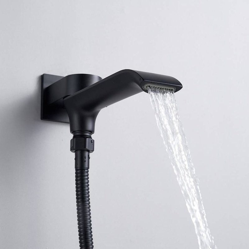 Душевая система встраиваемая Shevanik S4135H, черный