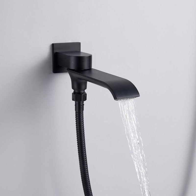 Душевая система встраиваемая Shevanik S4135H, черный