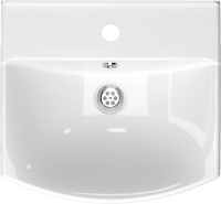 Тумба с раковиной Belux Клермонт Н 45-02 напольная, 2 ящика, белая