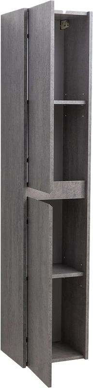 Шкаф пенал для ванной BelBagno Kraft L cemento grigio