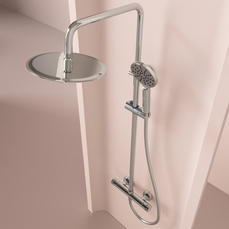 Душевая стойка Sancos Kanedo SC7200CH с термостатом, хром