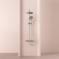 Душевая стойка Sancos Kanedo SC7200CH с термостатом, хром