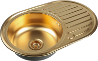 Мойка кухонная Zorg Inox PVD SZR-7750 bronze