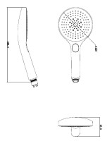 Душевая лейка Splendy Sense R SR21712R3CR хром Душевая лейка Splendy Sense R SR21712R3CR хром