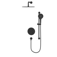 Душевой комплект WHITECROSS Y YSET09TOPBL С ВНУТРЕННЕЙ ЧАСТЬЮ, черный матовый