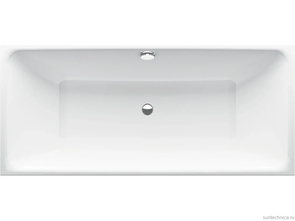 Стальная ванна Bette Loft 180x80 см, встраиваемая, белая, на ножках, с самоочищающимся покрытием, с шумоизоляцией