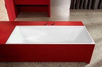 Стальная ванна Bette Loft 180x80 см, встраиваемая, белая, на ножках, с самоочищающимся покрытием, с шумоизоляцией
