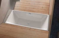 Стальная ванна Bette Loft 180x80 см, встраиваемая, белая, на ножках, с самоочищающимся покрытием, с шумоизоляцией