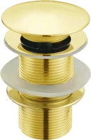 Донный клапан для раковины SantiLine SL-108 без перелива, золото