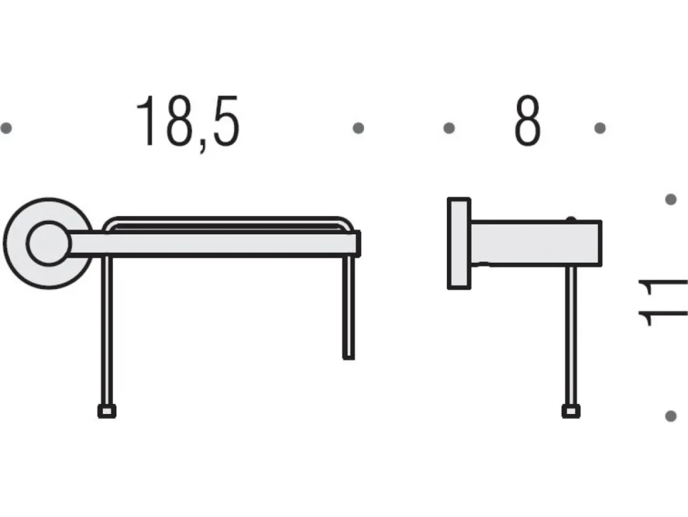 Держатель туалетной бумаги Colombo Design Plus W4908.DX